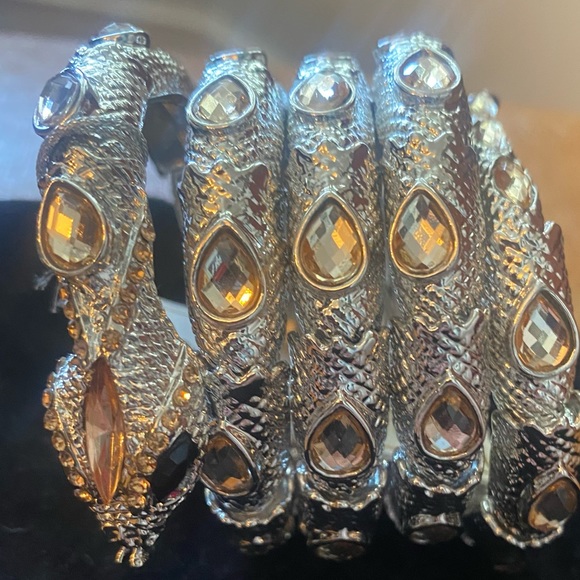 Snake Your Arm Crystal Bracelet
EYE CANDY LOS ANGELES - Picture 2 of 3